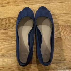Tory Burch Royal Blue Flats